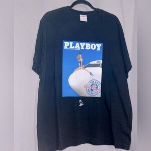 Playboy size large color navy blue